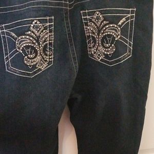 Above the knee denim shorts!